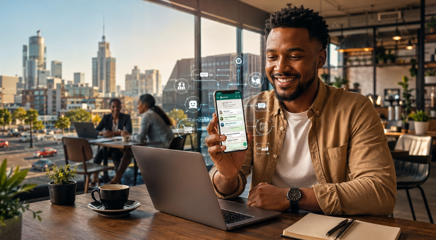 Artigo: Automação WhatsApp com IA para África do Sul